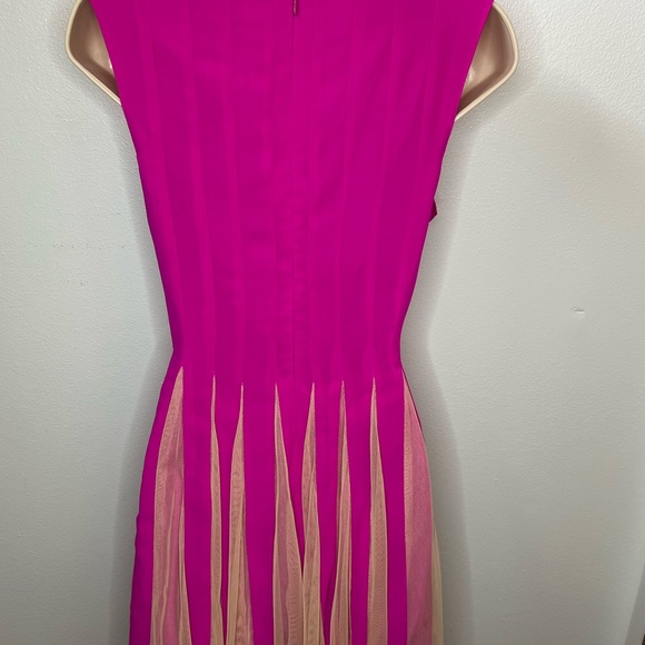 ASOS hot pink midi dress size US 6 (petite) - Picture 4 of 5